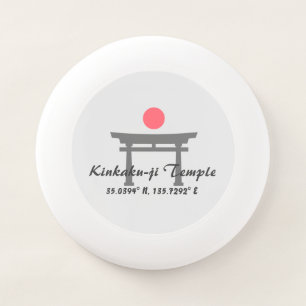 Kinkaku-ji Temple Latitude Longitude Wham-O Frisbee