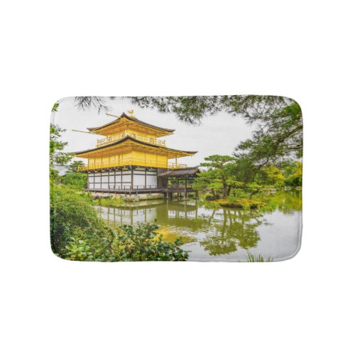 Kinkaku_ji the golden pavilion Kyoto Bath Mat