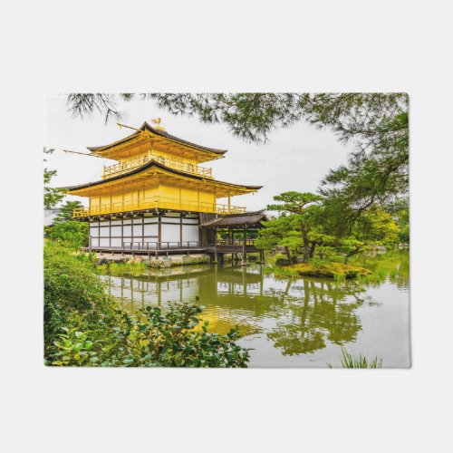 Kinkaku_ji the golden pavilion Kyoto Doormat