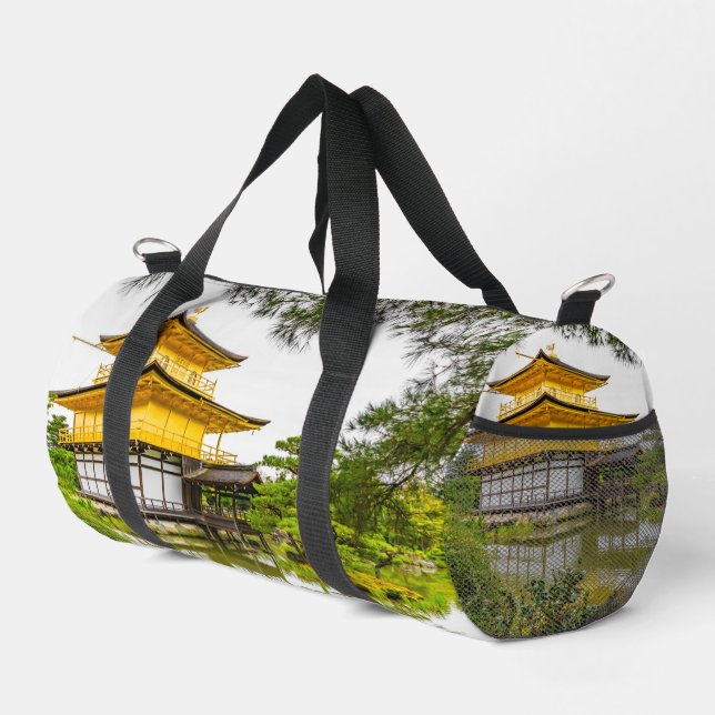 Kinkaku-ji, the golden pavilion, Kyoto Duffle Bag (Right Corner)
