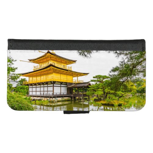 Kinkaku_ji the golden pavilion Kyoto iPhone 87 Wallet Case