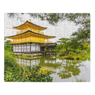Kinkaku-ji, the golden pavilion, Kyoto Jigsaw Puzzle