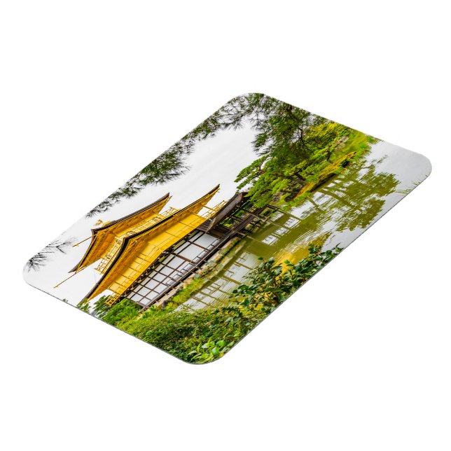 Kinkaku-ji, the golden pavilion, Kyoto Magnet (Left Side)