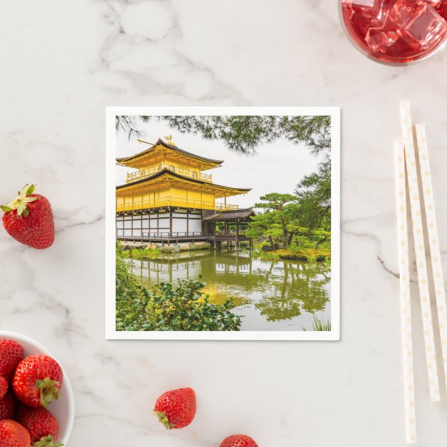 Kinkaku-ji, the golden pavilion, Kyoto Napkins (Insitu)