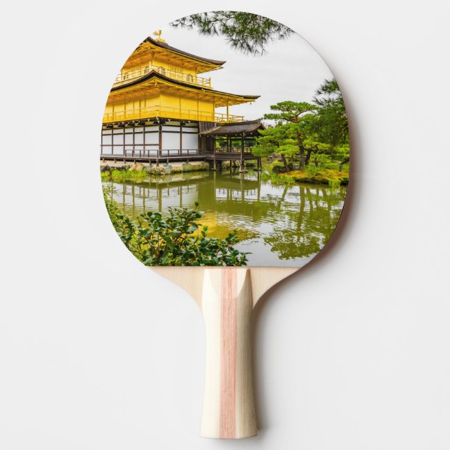 Kinkaku-ji, the golden pavilion, Kyoto Ping Pong Paddle (Front)