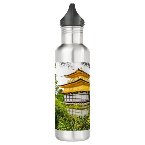 Kinkaku_ji the golden pavilion Kyoto Stainless Steel Water Bottle