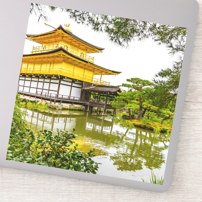 Kinkaku-ji, the golden pavilion, Kyoto Sticker (Detail)