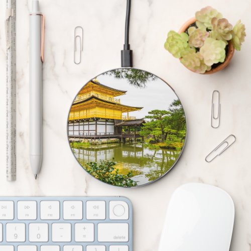 Kinkaku_ji the golden pavilion Kyoto Wireless Charger