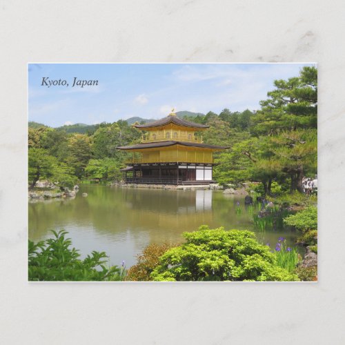 Kinkaku_ji the Golden Pavilion Temple Kyoto Postcard