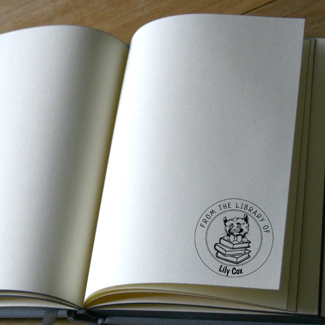 Kinkalow Cat, Book From the Library Of   Rubber Stamp (Creator Uploaded)
