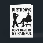 KINKY D/s BIRTHDAY CARDS for her<br><div class="desc">WOMAN KNEELING AND MAN SEATED IN CHAIR. BIRTHDAY CARDS. FUNNY CAPTION INSIDE.</div>