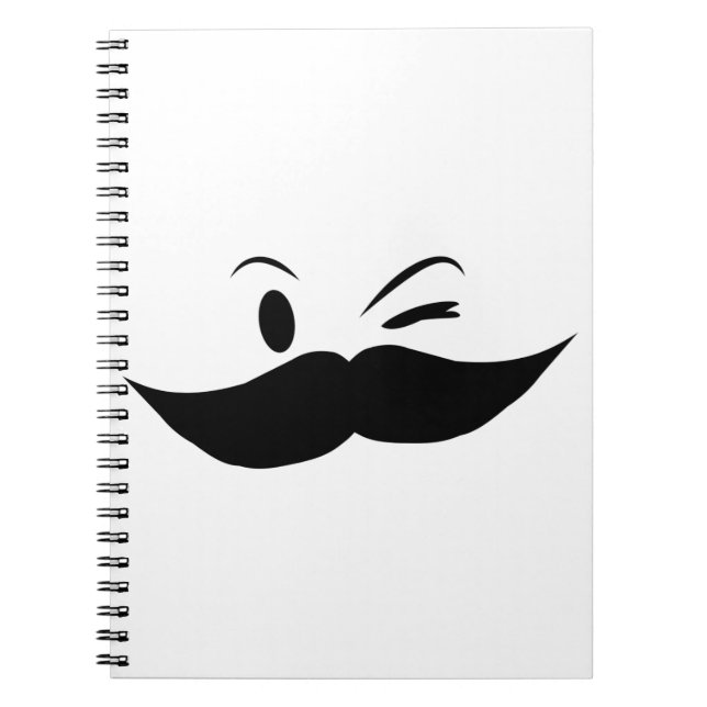 Kinky Mustache Notebook (Front)