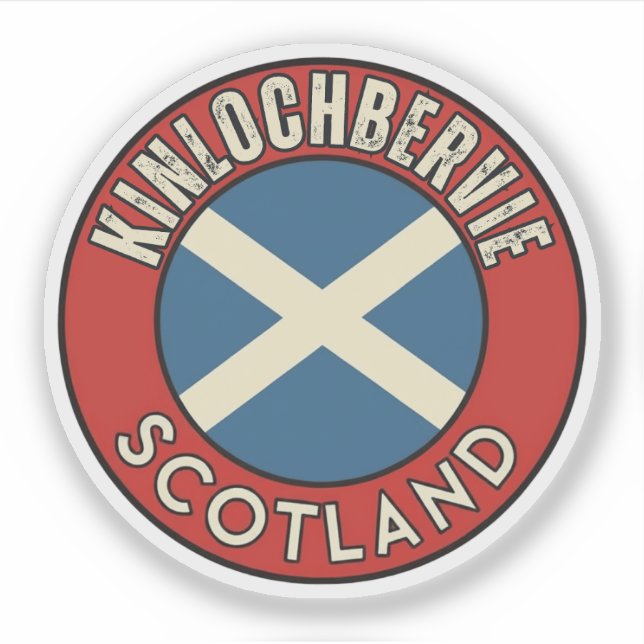 Kinlochbervie, Scotland Sticker (Front)