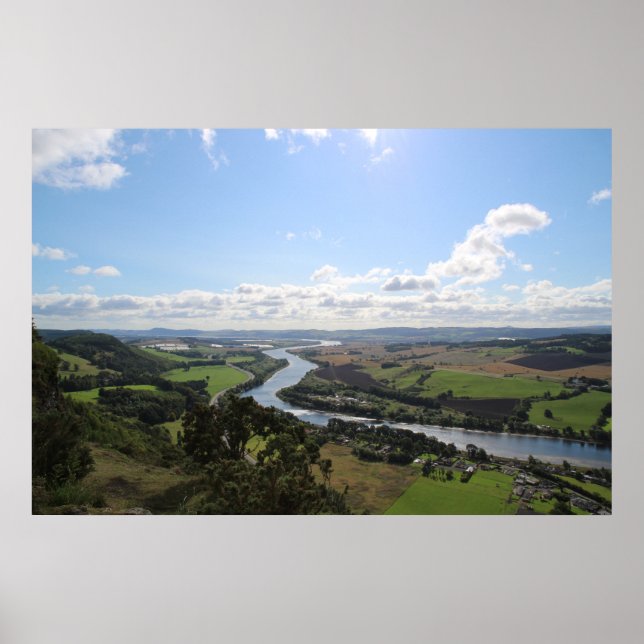 Kinnoull Hill View, Perth Poster (Front)