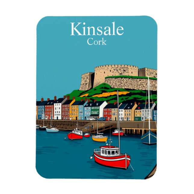 Kinsale Cork Ireland Irish Harbor Magnet (Vertical)
