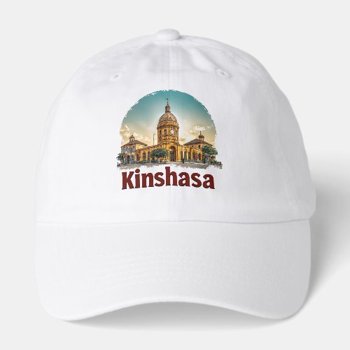 Kinshasa DR Congo Travel Keepsake For World Travel Hat