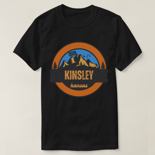Kinsley, Kansas T-Shirt (Design Front)