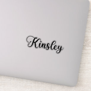 Kinsley Name - Handwritten Calligraphy Sticker