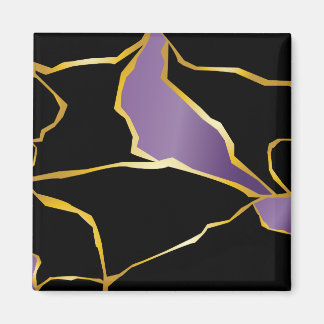 Kintsugi Amethyst Accents Magnet