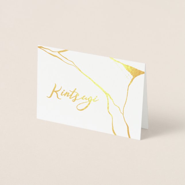 Kintsugi Gold  Foil Card (Front)