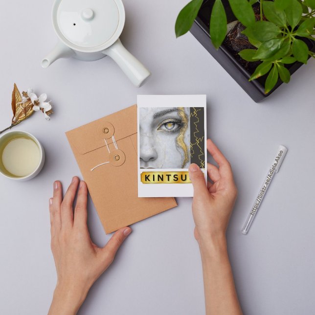 KINTSUGI Greeting Card (KINTSUGI Greeting Card designed by Poet Adiela Akoo. Browse the collection for more great finds now!)