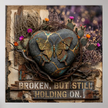 Kintsugi Healing Butterfly Wall Art