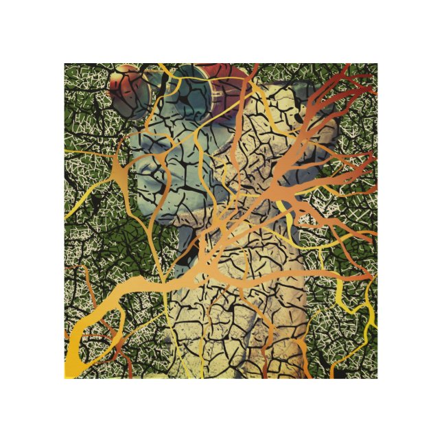 Kintsugi Wood Wall Art (Front)