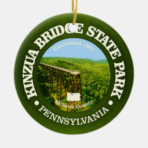 Kinzua Bridge SP Ceramic Ornament