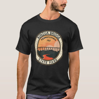 Kinzua Bridge State Park Pennsylvania Badge Vintag T-Shirt