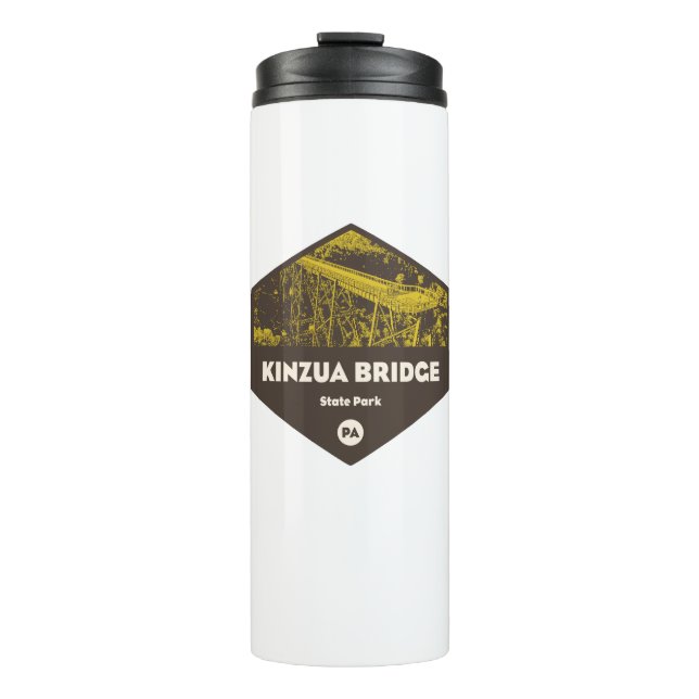 Kinzua Bridge State Park Pennsylvania Thermal Tumbler (Front)