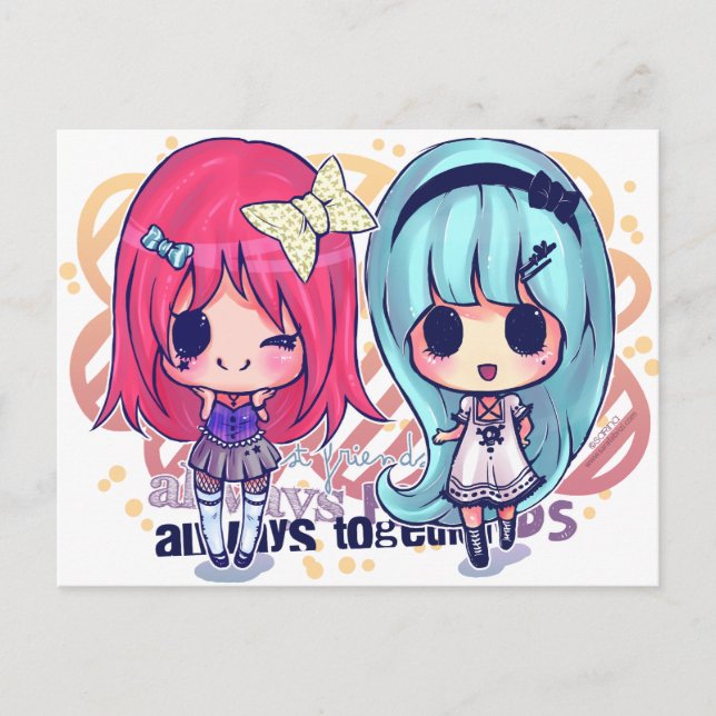 Kioko + Luly Postcard (Front)