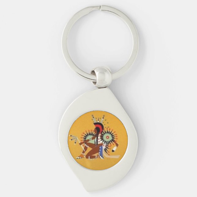 "Kiowa Dancer" Keychain (Front)