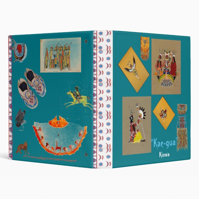 "Kiowa traditional Design" Binder (Background)