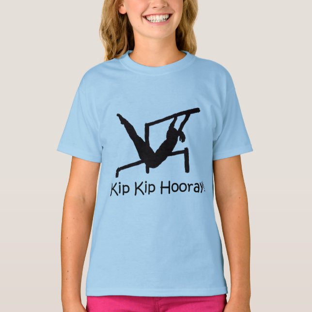 Kip Kip Hooray! Gymnastics Tshirt (Front)