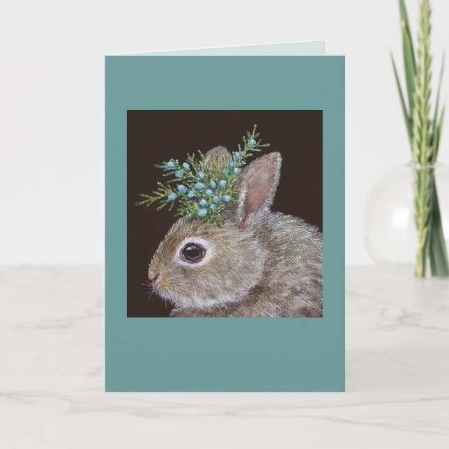 Kip the baby bunny card (Front)