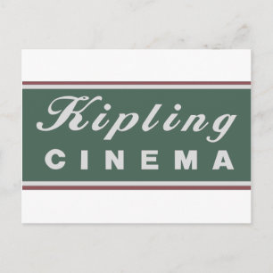 Kipling Cinema Logo Postcard