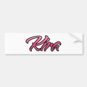 Kira faded pink Aufkleber Sticker