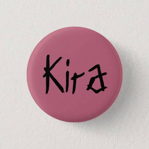Kira from orphan Black distressed font Button