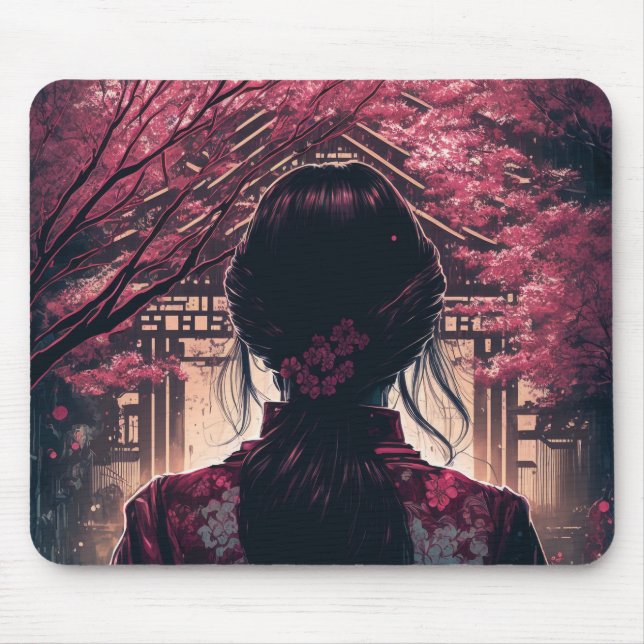 Kira Kirschblüten - Mousepad (Front)