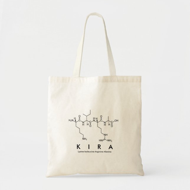 Kira peptide name bag (Front)