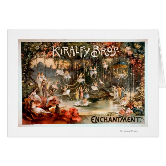 Kiralfy Brothers Enchantment Theatrical Poster (Front Horizontal)