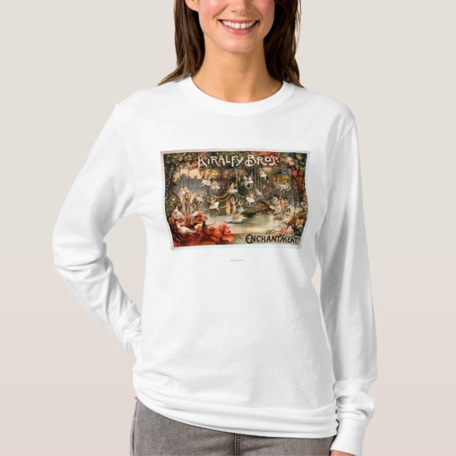 Kiralfy Brothers Enchantment Theatrical Poster T-Shirt (Front)