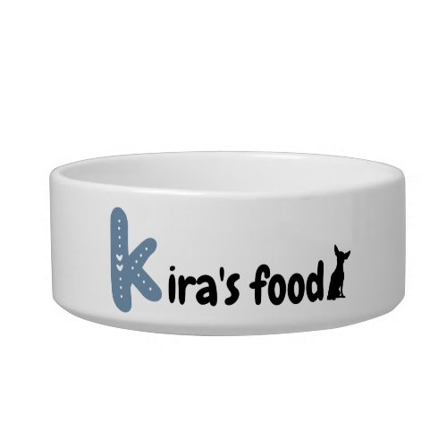 Kiras food _ personal dog bowl 