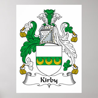 Kirby Family Crest Poster