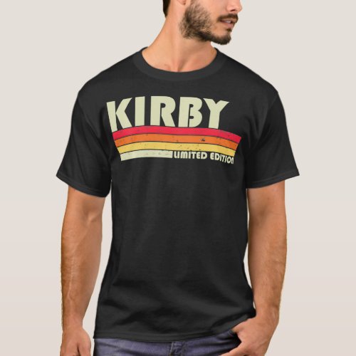 KIRBY Gift Name Personalized Funny Retro Vintage B T_Shirt