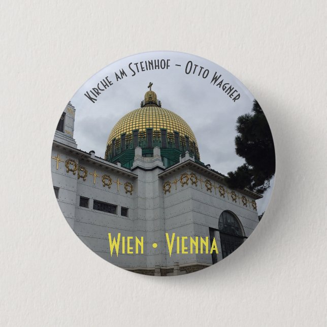 Kirche am Steinhof – Otto Wagner Button (Front)