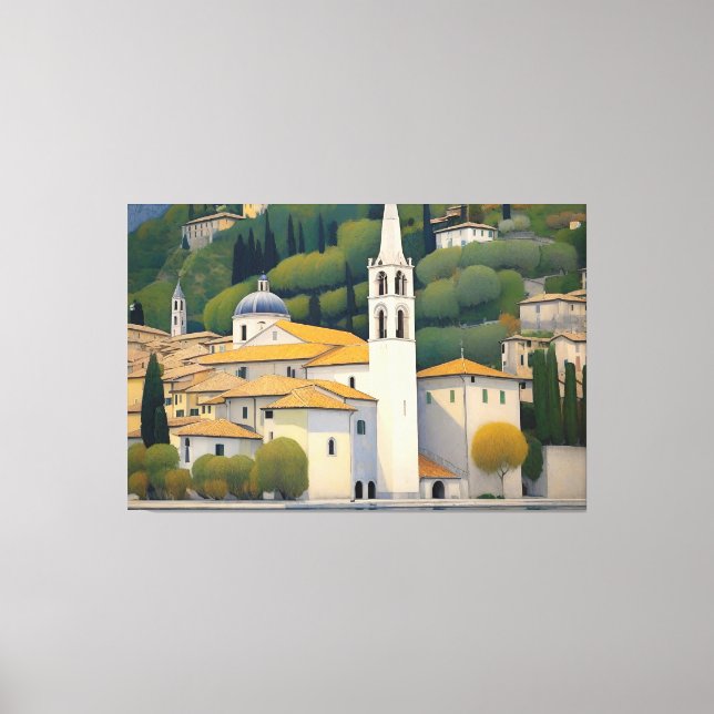 Kirche Cassone Gustav Klimt Painting Captivating  Canvas Print (Front)
