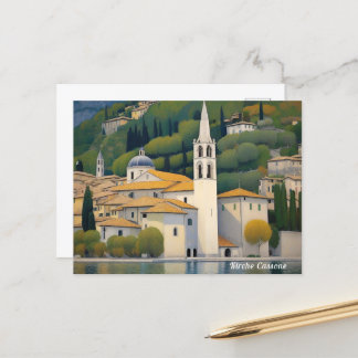 Kirche Cassone Gustav Klimt Painting Captivating Postcard