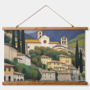 Kirche Cassone Gustav Klimt Painting Serene Hanging Tapestry
