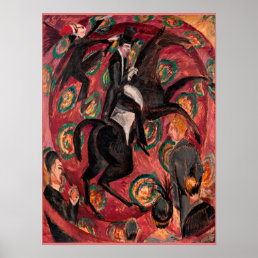 Kirchner - Circus Rider, Dancers with Castanets Poster